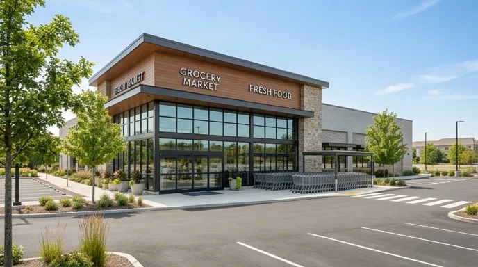Supermarkets storefront